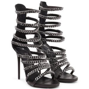 Giuseppe Zanotti Special 20th Anniversary Rock n Roll Sandals "Decarnin" EU 38